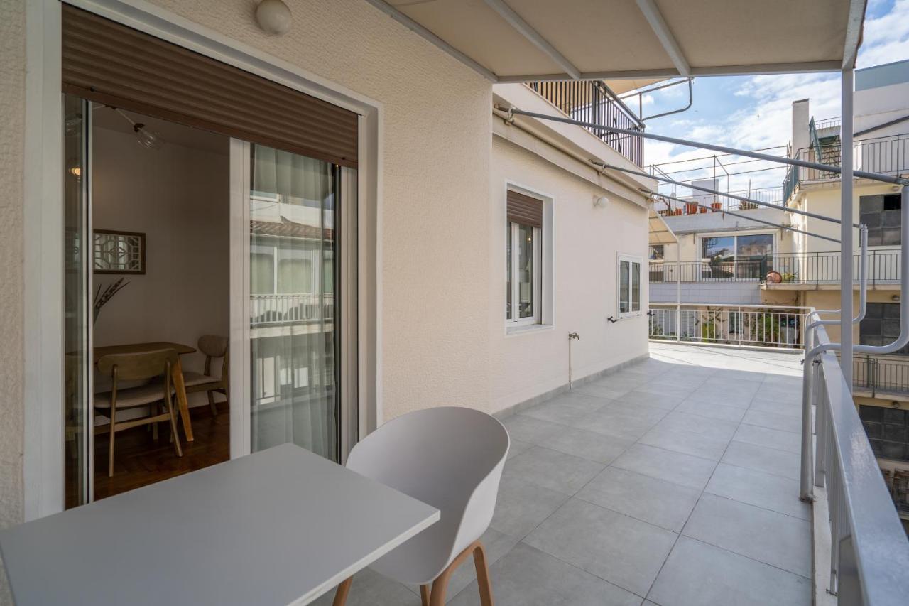 Athens Experience In Exarchia, Big Terrace Apartment Bagian luar foto