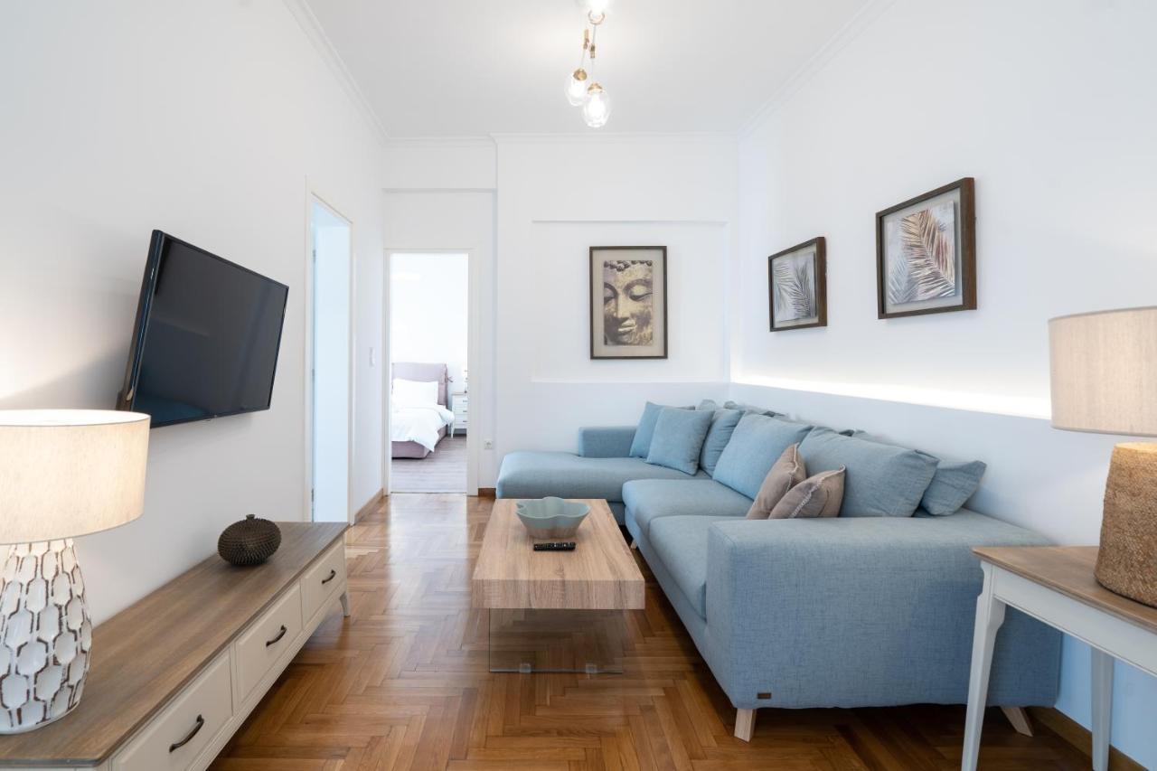 Athens Experience In Exarchia, Big Terrace Apartment Bagian luar foto