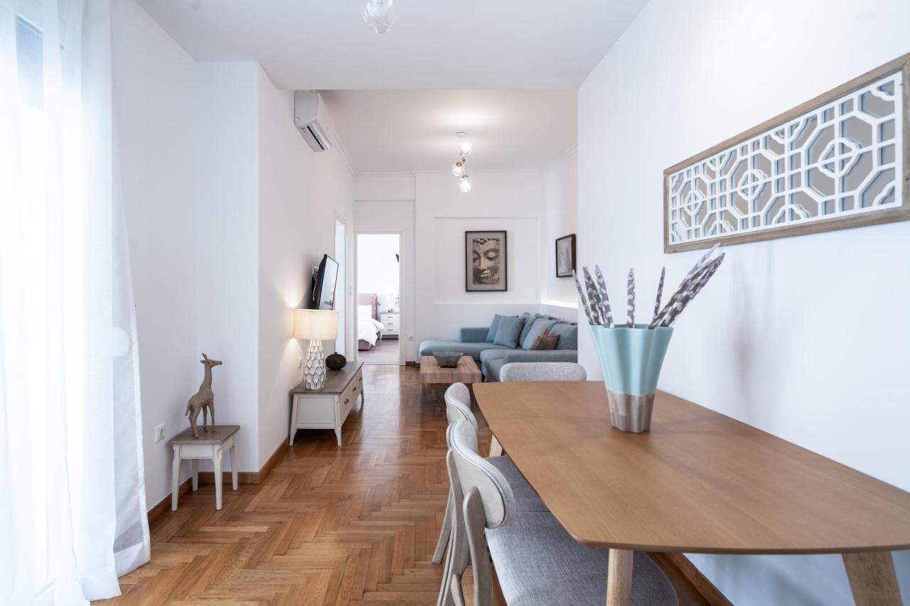 Athens Experience In Exarchia, Big Terrace Apartment Bagian luar foto